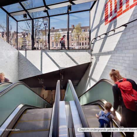 Dutch Daylight Award - Stationsrenovatie Metro Oostlijn nominatie 2020