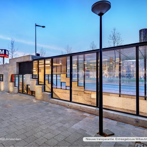Dutch Daylight Award - Stationsrenovatie Metro Oostlijn nominatie 2020
